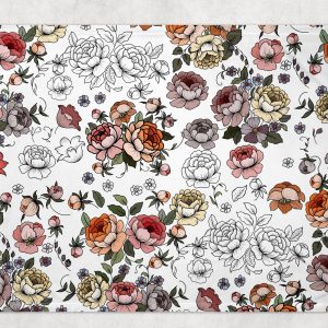 Alternative view of Couverture - Fleur pastel