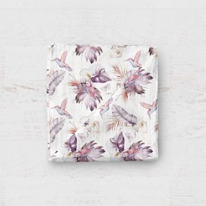 Mousseline - Oiseau tropicale 24h