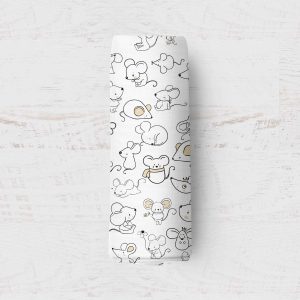 Alternative view of Mousseline - Souris noir et blanc 24h