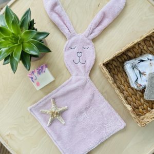 Débarbouillette lapin - Mlle Rosie