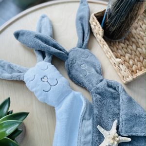 Alternative view of Duo débarbouillette et toutou-doudou lapin - M.Silver