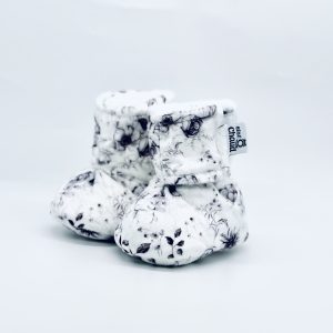 Alternative view of Pantoufles à velcro - Bouquet lugubre