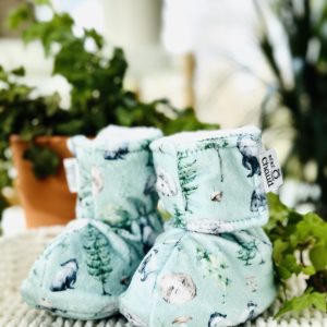 Alternative view of Pantoufles à velcro - Forêt qui pique 24h