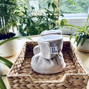 Pantoufles à velcro - Latté  sans relief 24h