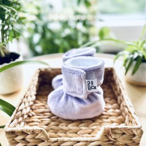 Pantoufles à velcro - Lavande sans relief 24h