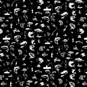 Pantoufles à velcro - Pèche N/B