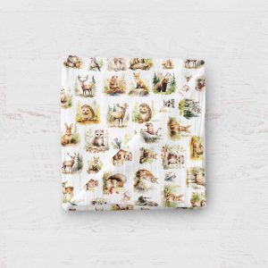 Mousseline - Animaux d'amérique 24h