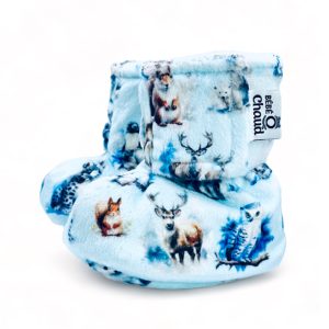 Pantoufles à velcro - Animaux du nord