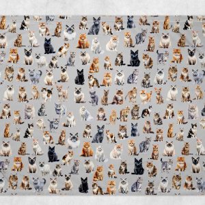 Alternative view of Couverture - Chat aquarelle