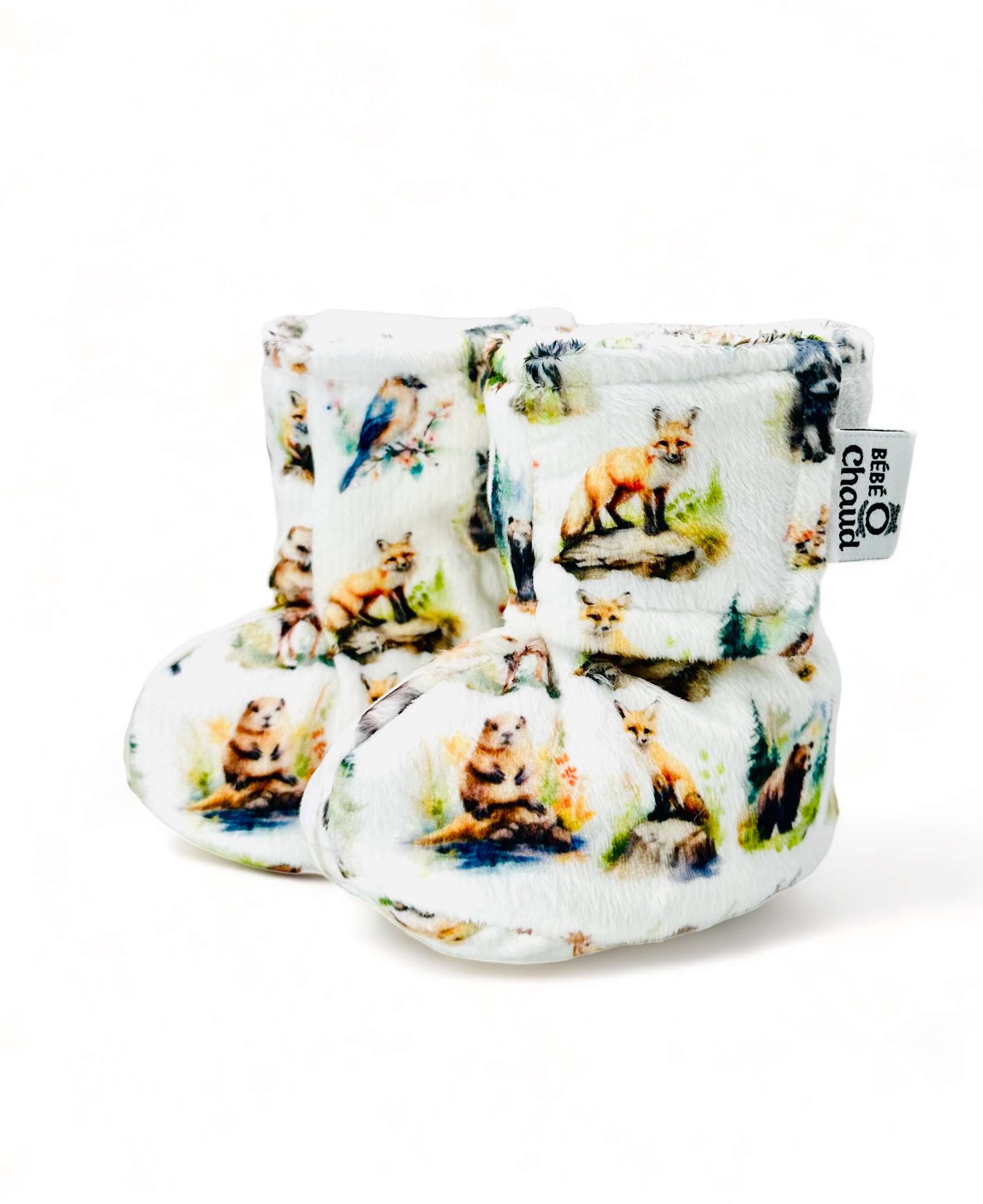 Pantoufles à velcro - Animaux d'amérique – Image 2