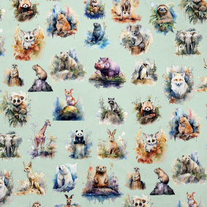 Pantoufles à velcro - Zoo 24h