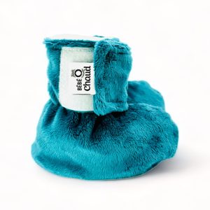 Alternative view of Pantoufles à velcro - Sarcelle sans relief 24H