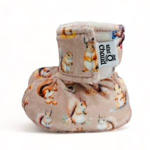 Velcro slippers - Autumn Squirrel