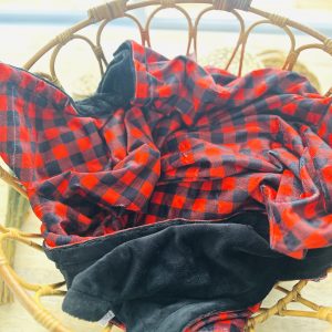 Couverture - Carreauté rouge et noir endos noir 24h