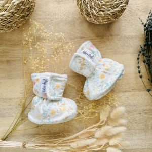 Alternative view of Velcro slippers - Vintage flower