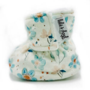 Velcro slippers - Geranium