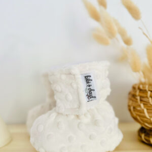 Alternative view of Pantoufles à velcro - Ivoire